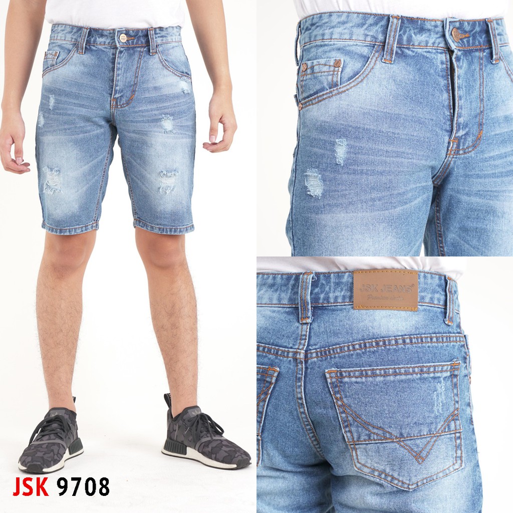 Quần Short Jean Nam Co Giãn Size Lớn 6 Màu Sắc Lựa Chọn