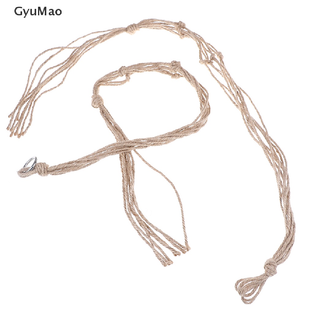 [cxGYMO] Giá Đỡ Chậu Cây Dây Bện Treo Chậu Cây Trang Trí Thủ Công Hdy