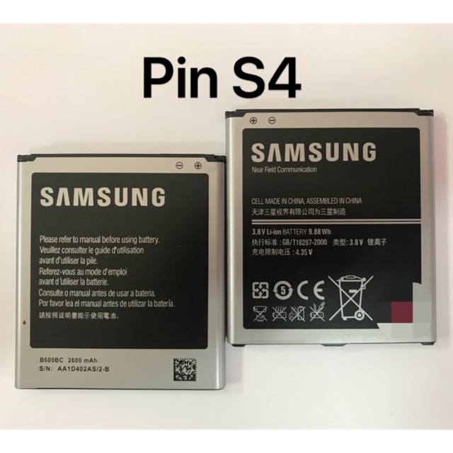 Pin samsung S4 dung lượng 2600mAh