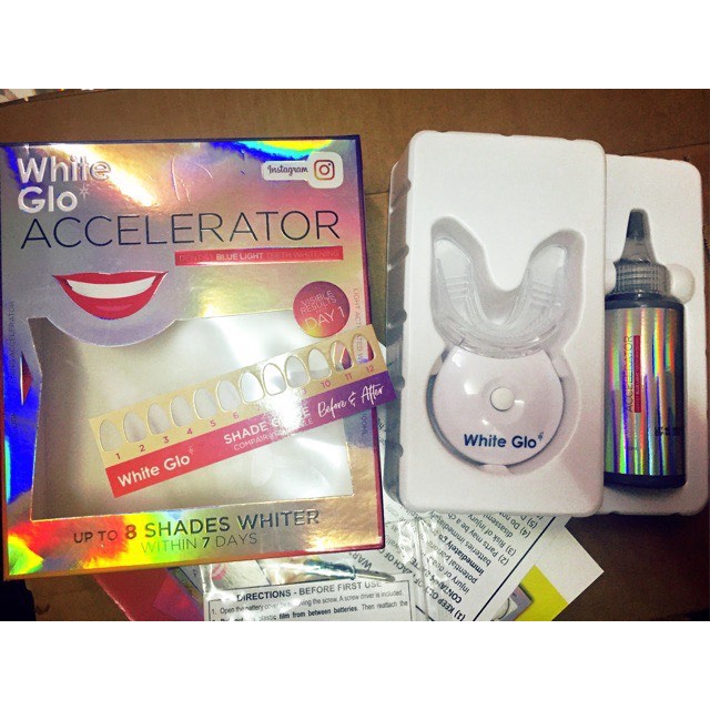 BỘ LÀM TRẮNG RĂNG WHITE GLO WHITE ACCELERATOR XUẤT XỨ ÚC