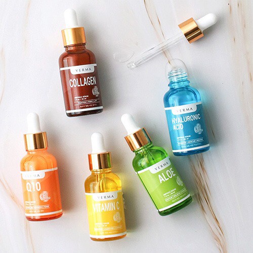 Set tinh chất 5 lọ ampoule serum tái tạo da Yerma nhập khẩu Hàn Quốc giúp nâng cơ mặt,da săn chắc sáng bóng đẹp tự nhiên