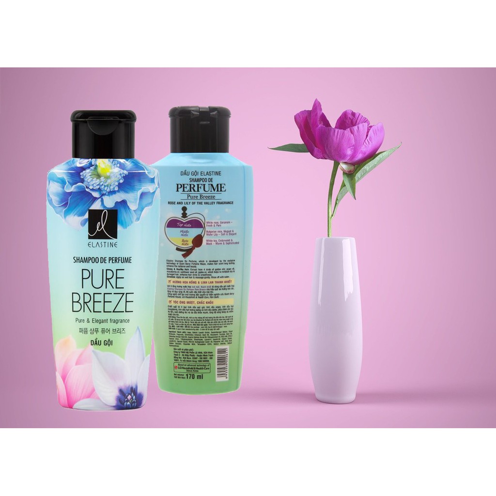 Dầu gội Elastine hương nước hoa Pure Breeze 170ml