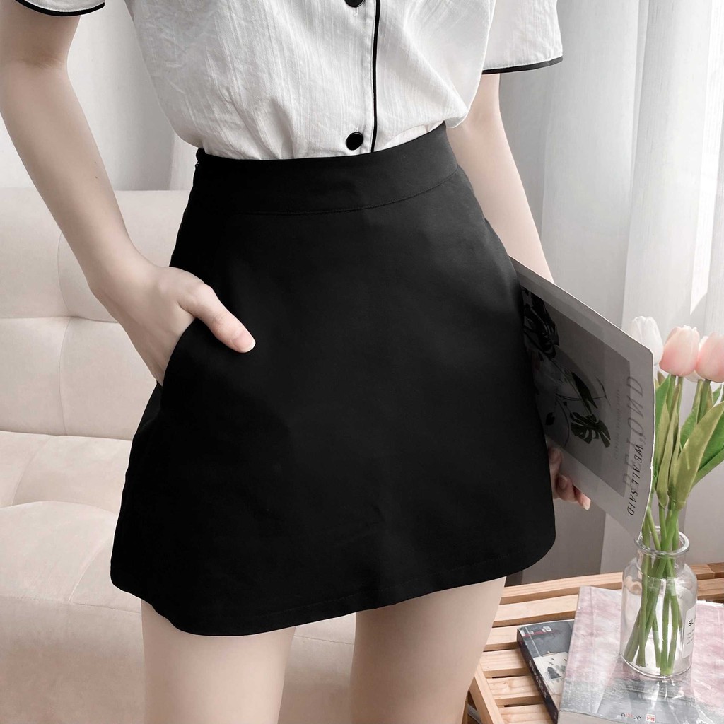 Chân váy ngắn chữ A Ulzzang thời trang nữ Fmstyle Saigon 21CV03CT2601 | BigBuy360 - bigbuy360.vn