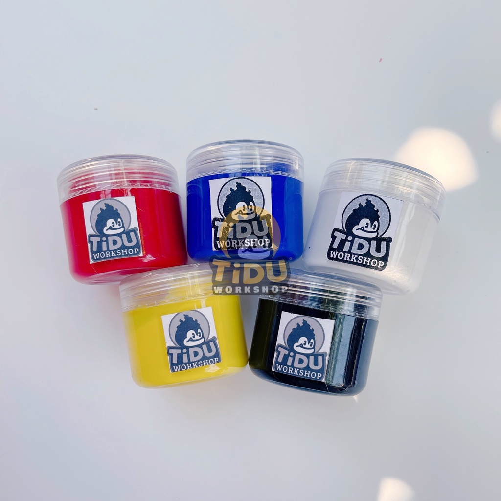 Màu acrylic (30ml) để tô đất sét, tượng, mô hình, chibi, nhẫn, hoa đất từ Tiduworkshop