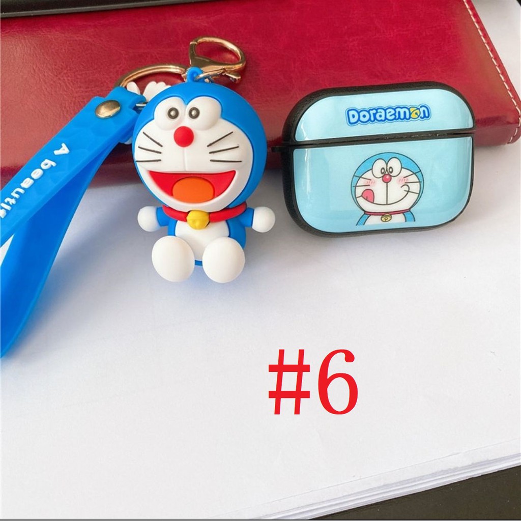 Ốp Bảo Vệ Hộp Đựng Tai Nghe Hình Doraemon Xinh Xắn Cho Airpods 1 / 2