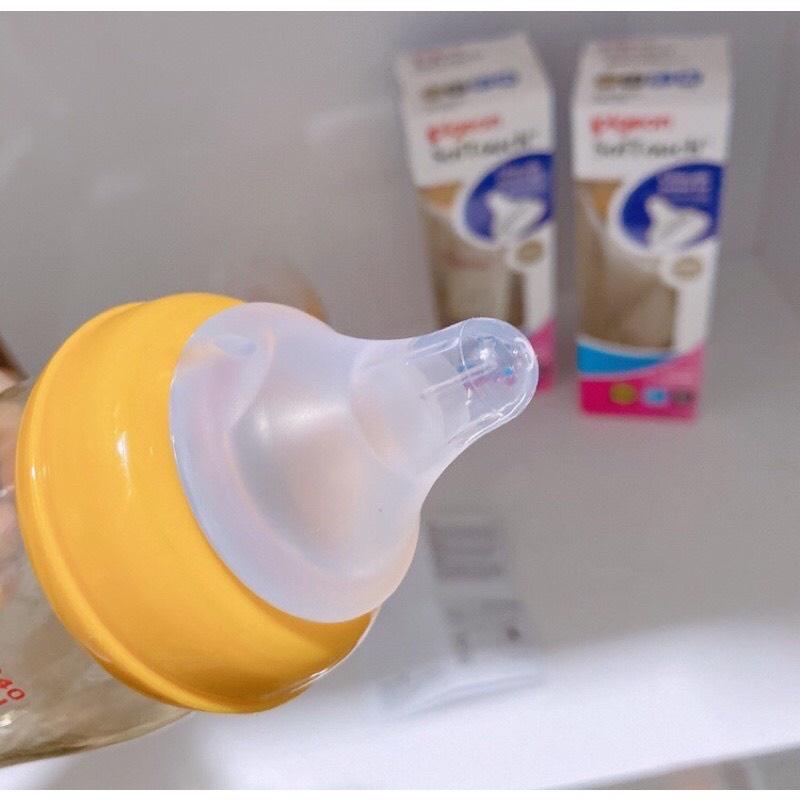 Bình sữa pigeon Softouch 160ml/240ml cho bé- Bình sữa PPSU an toàn cho bé