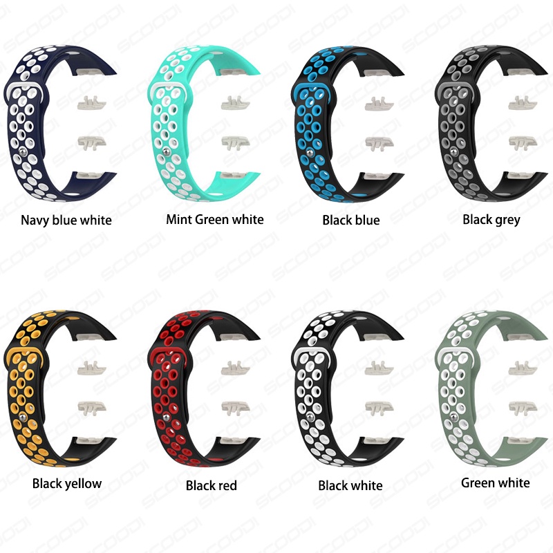 Dây đeo silicon mềm cho đồng hồ thông minh Huawei Band 6/ Honor Band 6 tùy chọn màu sắc