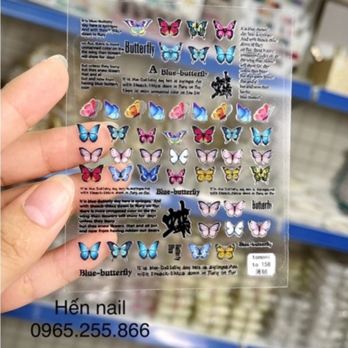 STICK DÁN MÓNG CAO CẤP - stick chữ- thú-hoa... - Phụ Kiện Nail