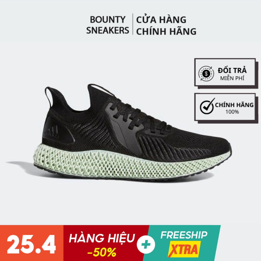 Giày Alphaedge 4D &quot;Core Black&quot; EF3453 - Hàng Chính Hãng - Bounty Sneakers