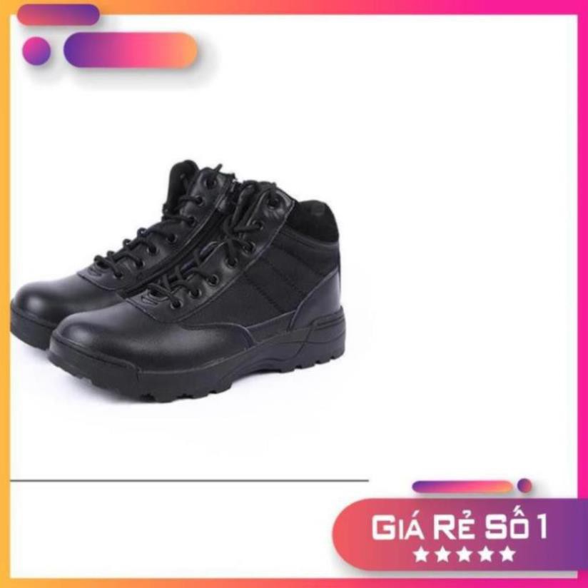 [Sale 3/3] Giày swat cổ thấp (màu đen)- giày nam nữ đi phượt Sale 11