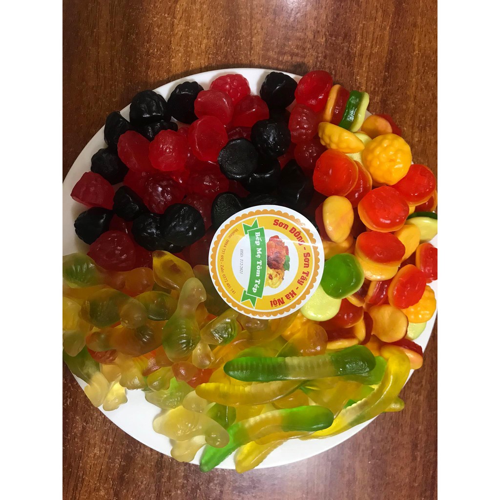 1KG KẸO DẺO SỮA TRÁI CÂY ĐÀ LẠT MIX ĐỦ VỊ SIÊU NGON