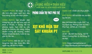 Xịt khô rửa tay kháng khuẩn
