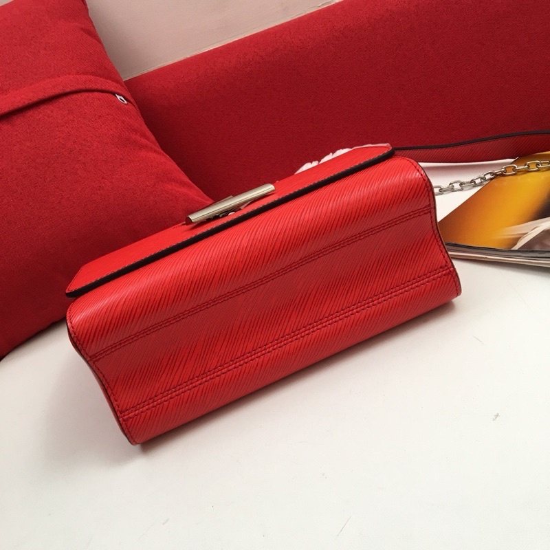 Túi xách nữ thương hiệu Louis Vuitton LV Twist da thật cao cấp dây đeo da phối xích
