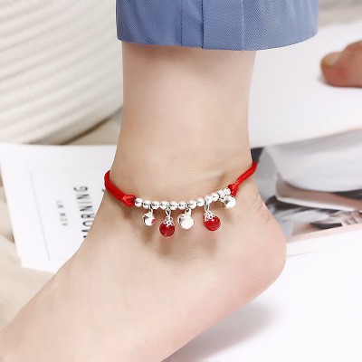 Lắc chân thắt dây đỏ handmade phong cách và cá tính 2019 | BigBuy360 - bigbuy360.vn