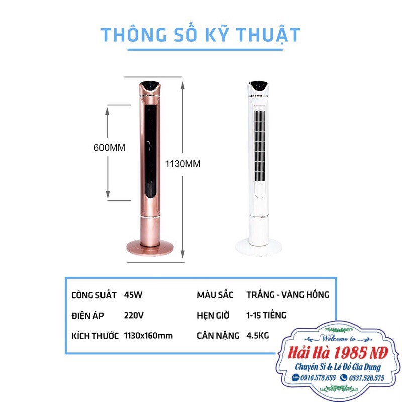 Quạt tháp không cánh Vie poco tích hợp chế độ cung cấp ion âm, lọc không khí | BigBuy360 - bigbuy360.vn