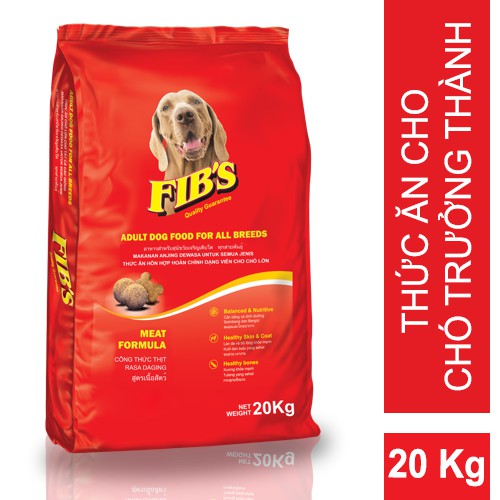 Thức ăn cho chó trưởng thành Fib's 20kg (dạng xá)