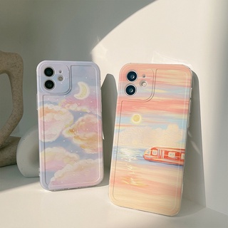 Ốp điện thoại phối màu gradient cho Redmi 10C Redmi Note 11 11S Redmi 10 Note 10 Pro Note 9 Note8 Note7 Pro Redmi 9A 9T Xiaomi PCOO X3 NFC X3 Pro
