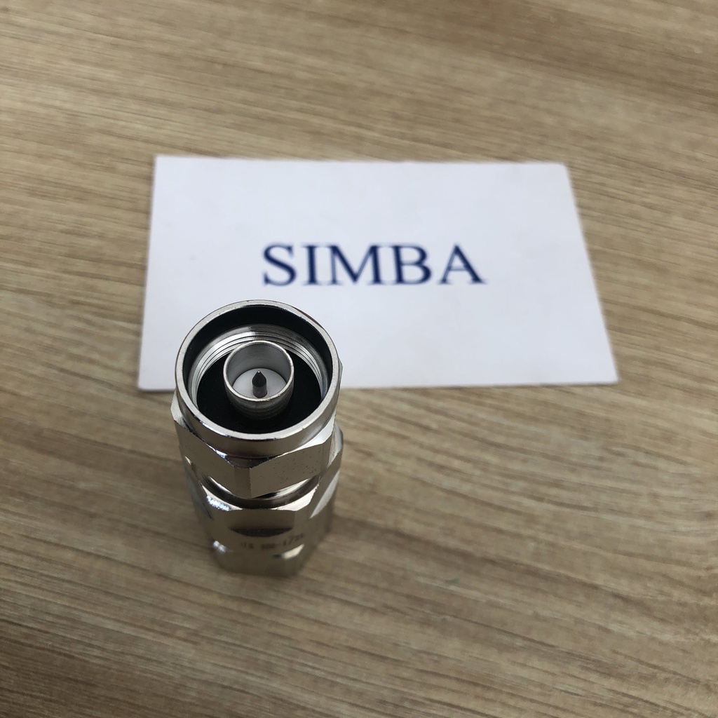 1 cái đầu nối IBS Connector N-male thẳng cho cáp feeder 1/2, NM-1/2''L Hãng Hengxin, hàng nhập khẩu loại tốt