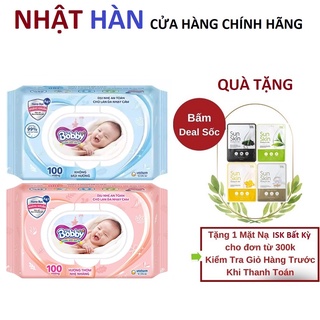 Khăn giấy ướt BOBBY 100 tờ dành cho mọi đối tượng