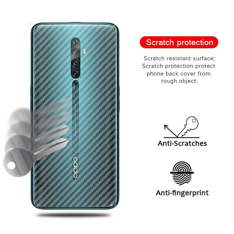 Miếng dán mặt lưng skin carbon Oppo Reno 2/ Reno 2F/ Reno 2Z