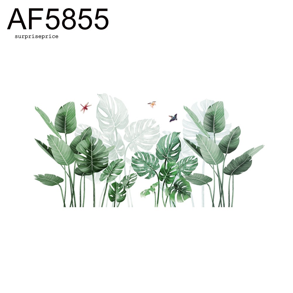 Miếng dán tường trang trí hình cây lá độc đáo xinh xắn