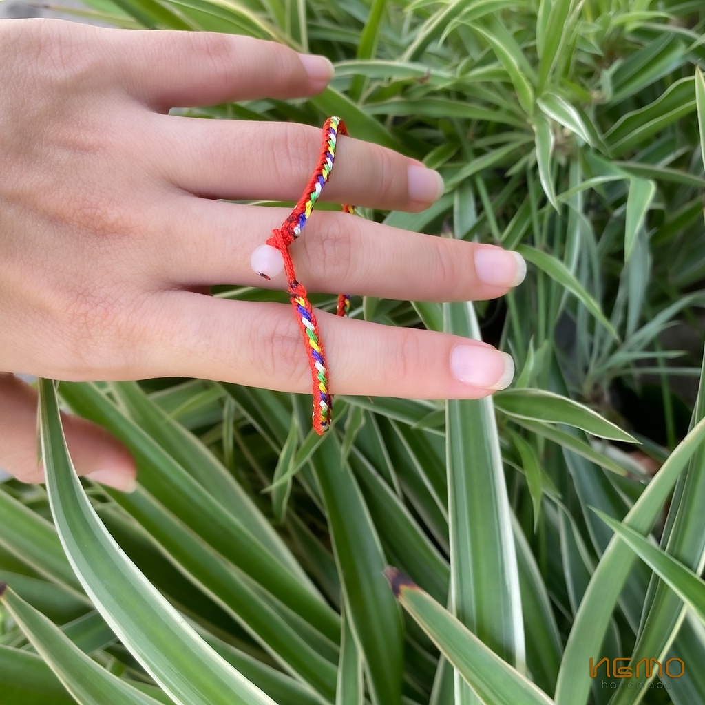 Vòng đeo tay ngũ sắc Bình An Nemo Handmade - DTEF