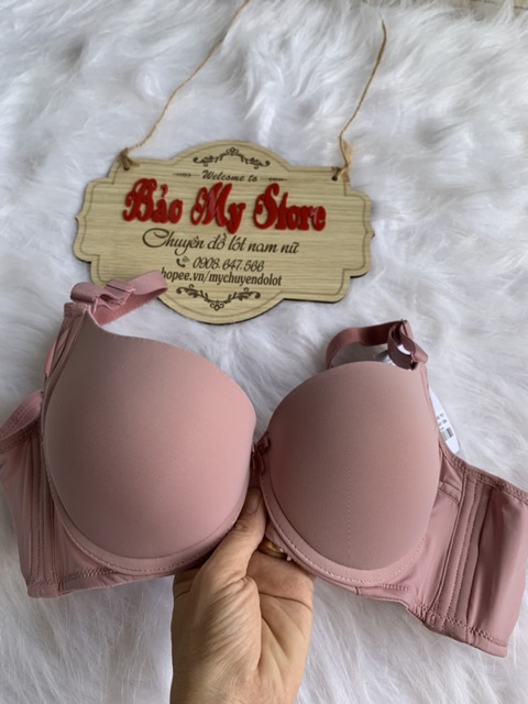 Áo Lót Lovely Mút Dày Trơn 3 Móc Cài Siêu Đẩy Siêu Nâng Tạo Khe Lên Dáng Áo Dài Đẹp