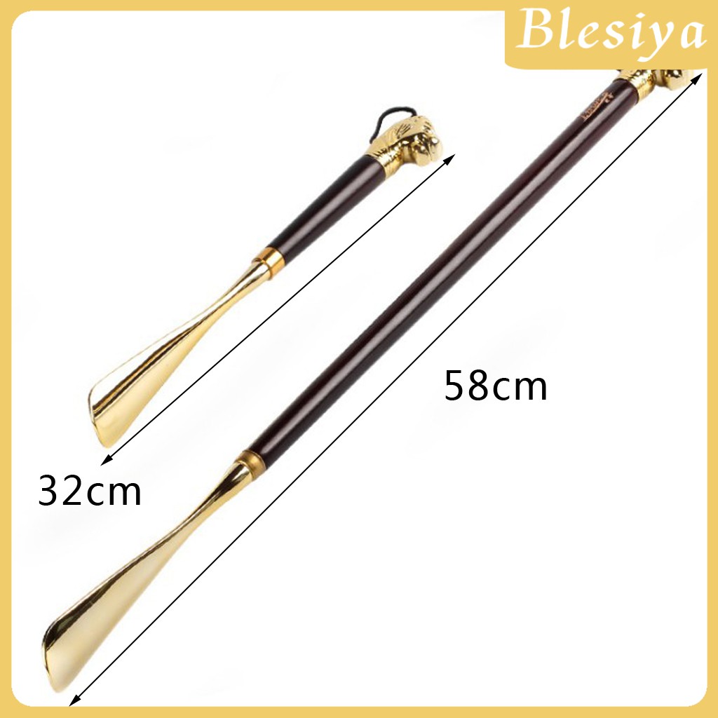 Dụng Cụ Hỗ Trợ Mang Giày Bằng Gỗ Gọn Nhẹ 58cm