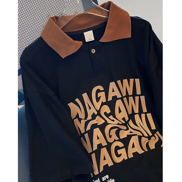 Áo polo Ngắn Tay Form Rộng Phong Cách Hàn Quốc Dành Cho Nữ