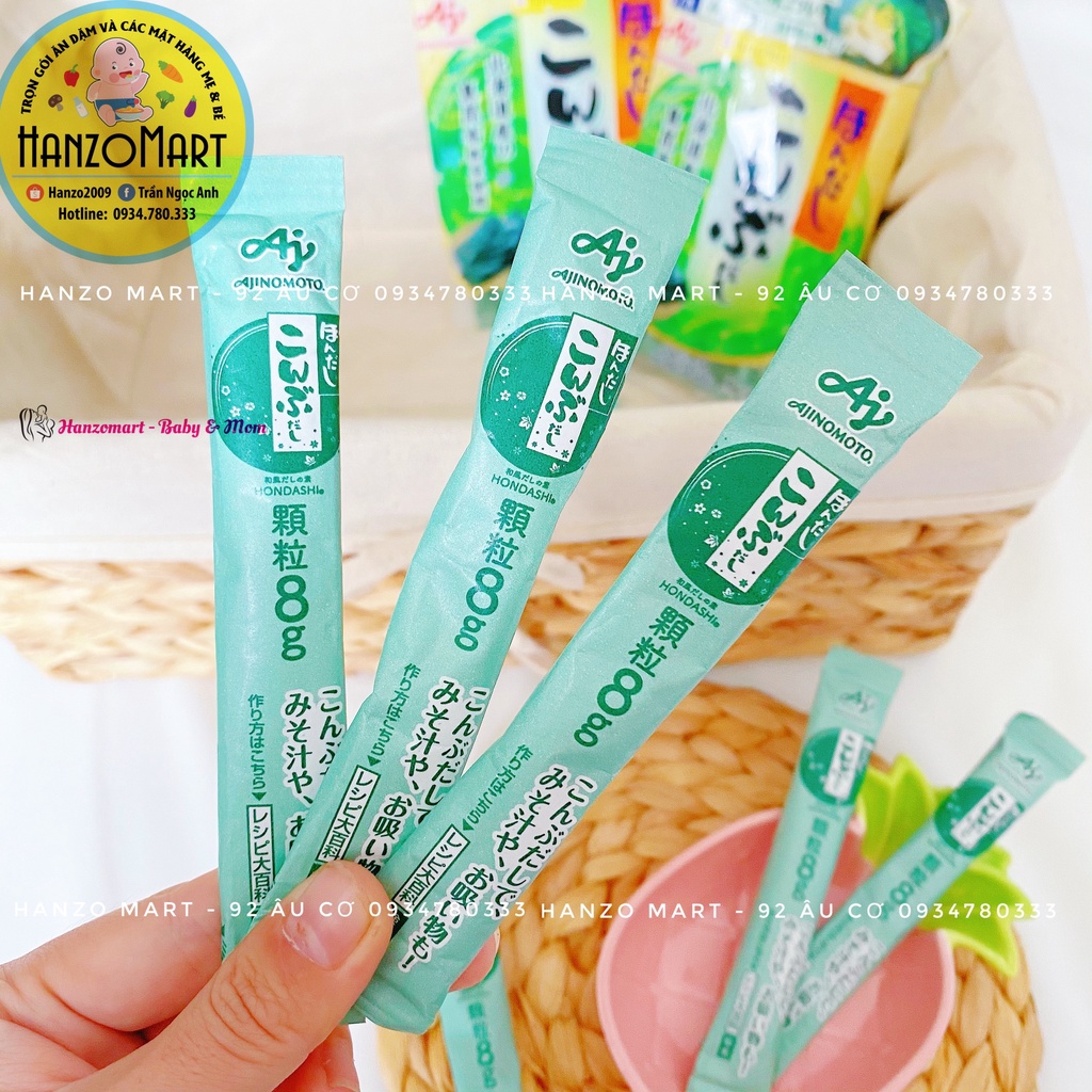 Set 5 thanh hạt nêm Nhật hạt nêm cho bé ăn dặm