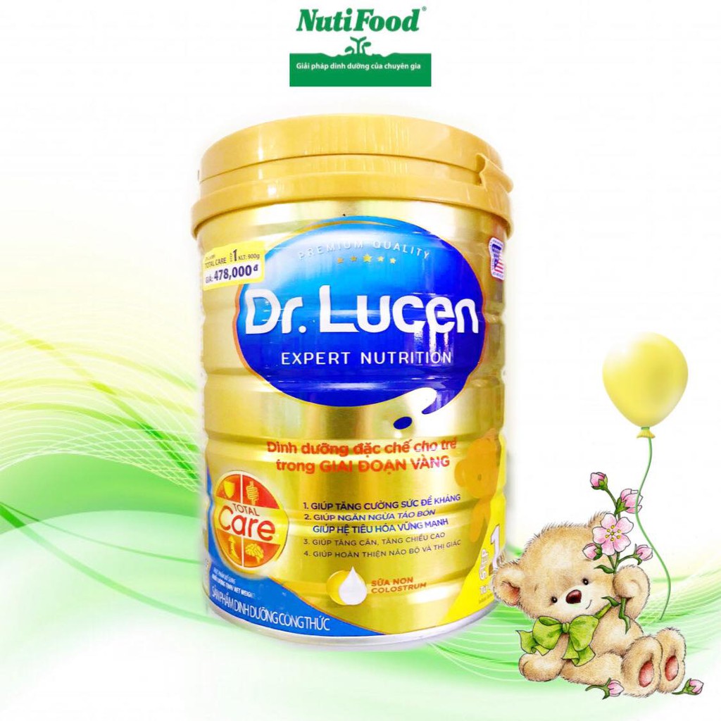 Sữa bột Dr.Lucen step 1 900g (0-6 tháng tuổi)