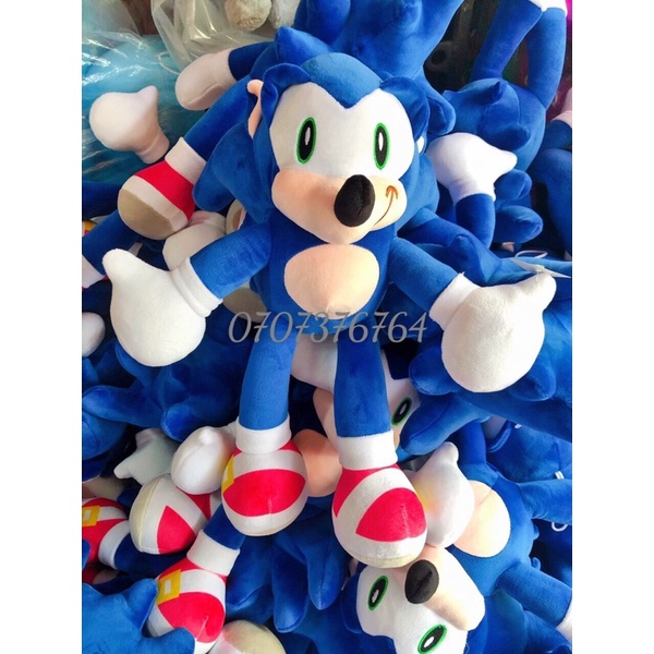 45cm Nhân Vật NHÍM SONIC Nhồi Bông Dễ Thương - Chất Miniso Mềm - Xịn Xò