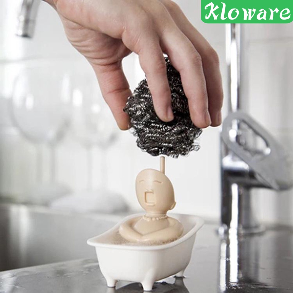 [Kloware] Giá Đỡ Bọt Biển Rửa Chén / Xà Phòng Hình Bồn Tắm Sáng Tạo