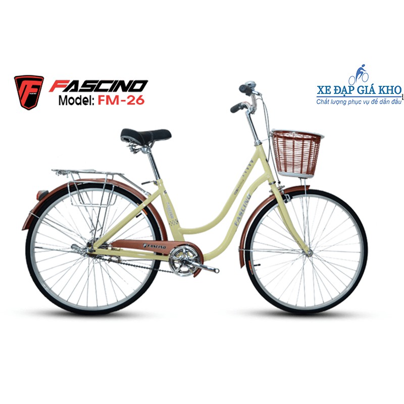 Xe Đạp Phổ Thông 26 INCH FASCINO FM26 – Cafe