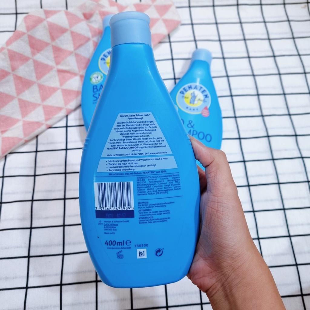 [Đức] Sữa tắm gội Penaten chống cảm cúm cho bé 400ml