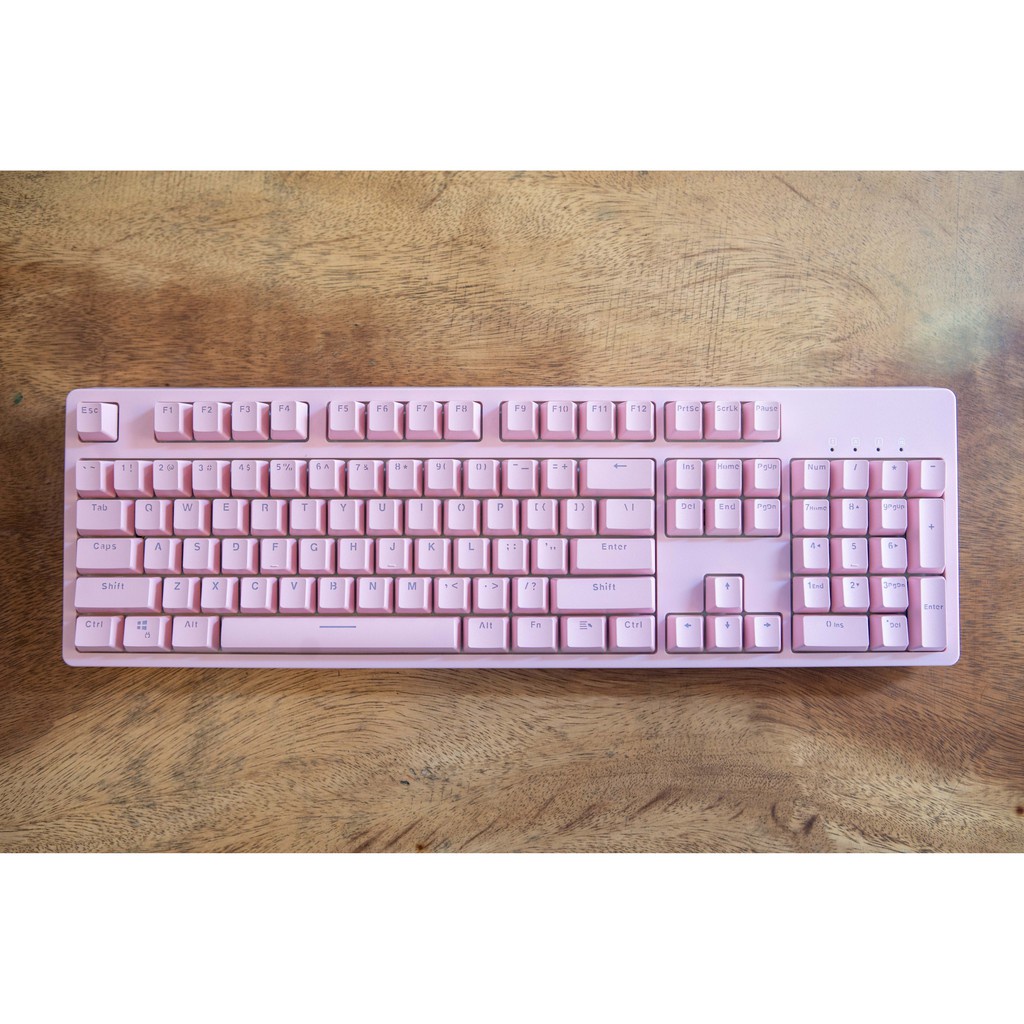 [ Hàng Hot ] Phím cơ E-Dra EK3104 Dream Pink Huano switch/Type C tháo rời - Hàng chính hãng