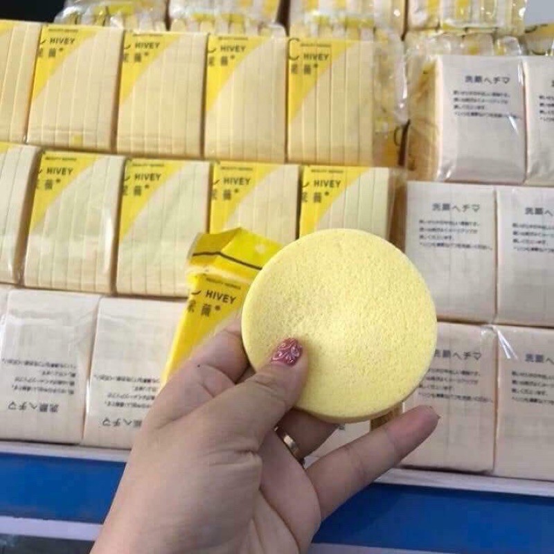 12 miếng bọt biển nở rửa mặt Chivey | BigBuy360 - bigbuy360.vn