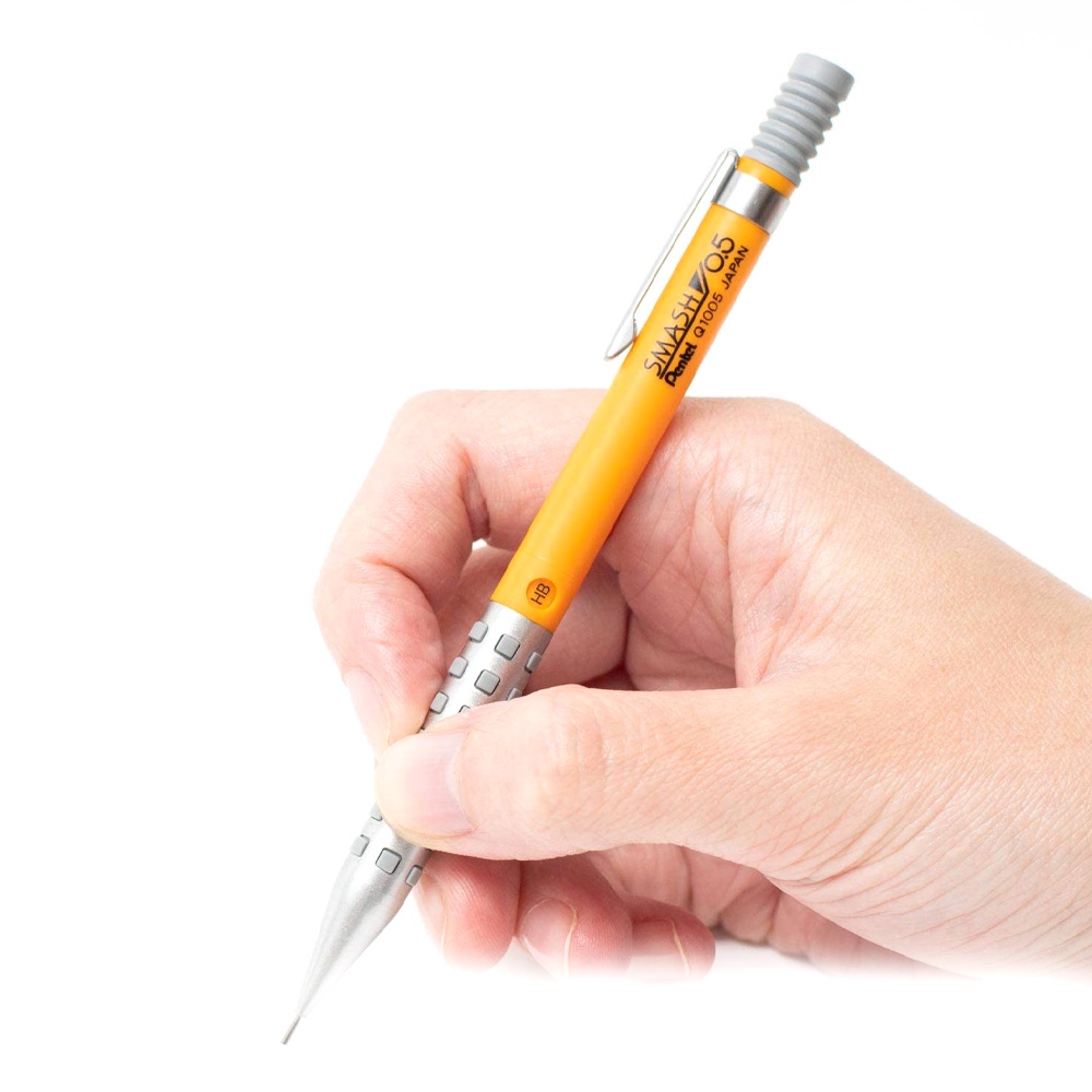 Bút chì cơ khí Pentel SMASH 0.5mm Q1005-15A Orange