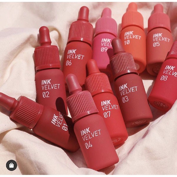 Son Kem Lì Peripera Ink Velvet Lip Tint New 2019 màu #02 Celeb Deep Rose Đỏ pha san hô và hồng xinh yêu