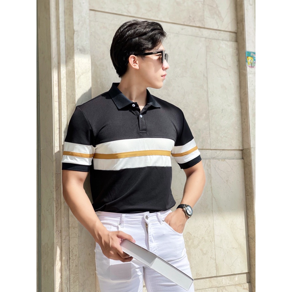 Áo polo cổ bẻ ngắn tay BEMAN-PL7,chất vải cá sấu co giãn cao cấp,dáng basic cực dễ mặc