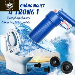 Súng bắn hơi thông bồn cầu - Giải quyết vấn đề nghẹt cầu siêu hiệu quả - SuperStore