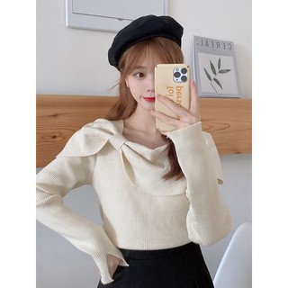 (Order)  Áo len cổ nơ 🎀