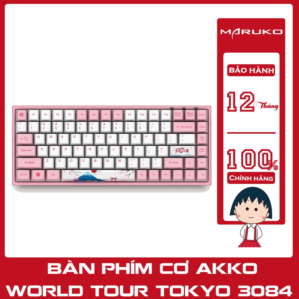 Bàn phím cơ Akko World Tour Tokyo 3084 - Akko Switch