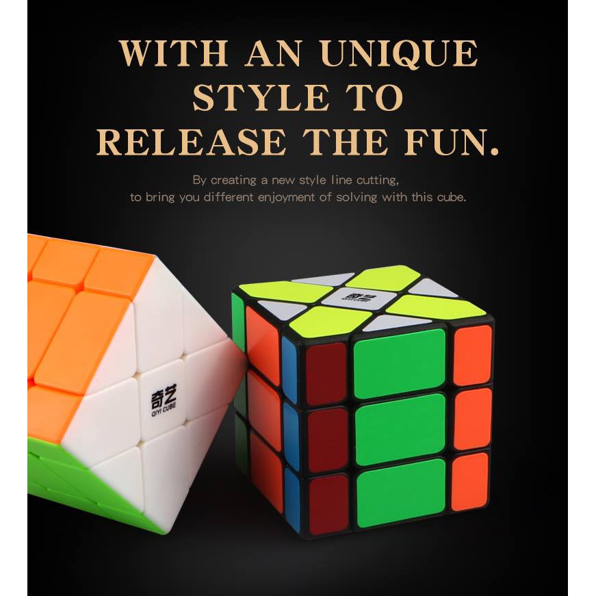 QiYi Fisher 3x3 Cube Rubik Biến Thể 6 Mặt