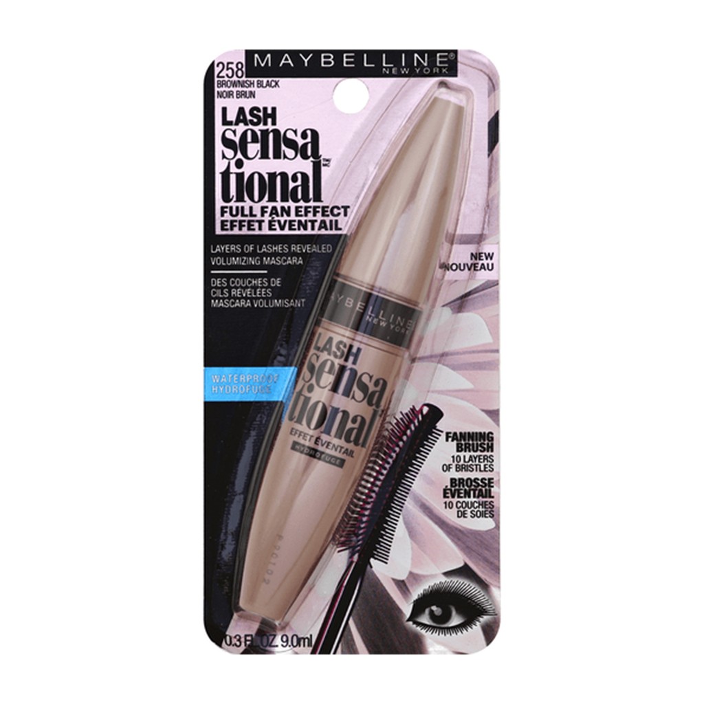 Mascara Maybelline Lash Làm Dài Và Tơi Mi - Sensational Waterproof