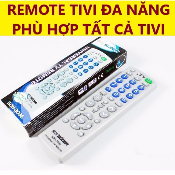 (giá rẻ bất ngờ) (GIÁ SIÊU RẺ) REMOTE TIVI ĐA NĂNG SUOER SON-303E (SHOP YÊU THÍCH) (quá rẻ )