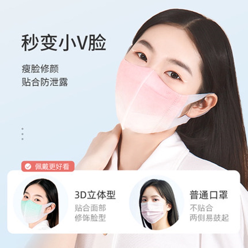 Bộ 10 Khẩu Trang 3D Đủ Màu Thời Trang Hàn Quốc F94 / KN95