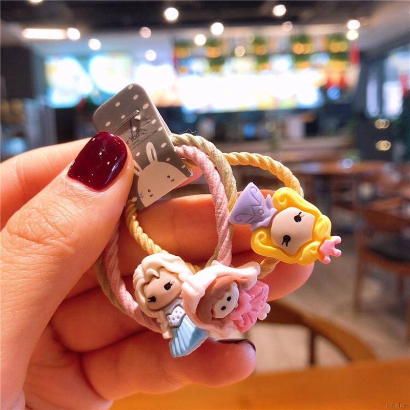 Dây Buộc Tóc Đính Hoa Và Trái Cây Cho Bé Gái