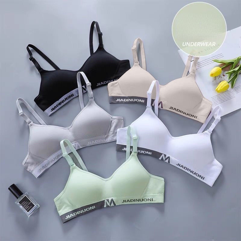 Áo lót cotton không gọng không để lại dấu vết dành cho nữ