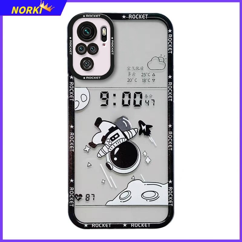 Ốp Điện Thoại Silicone Mềm Họa Tiết Phi Hành Gia Hoạt Hình Cho Xiaomi Redmi 10 10C 9 9A 9C 9T Note 11 11S 10 10S 9 9S 8 ProLens